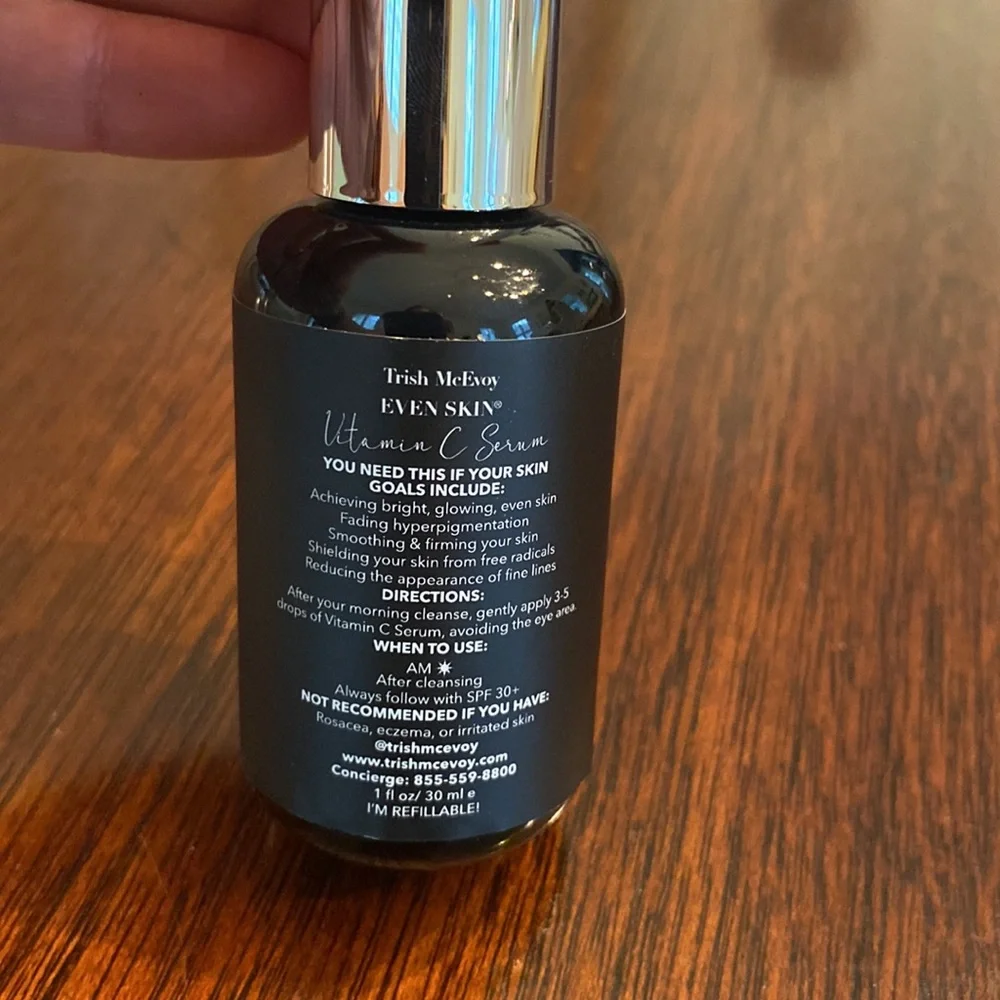 Trish McEvoy Even Skin Vitamin C Serum Full Size 1 oz. New Unopened
